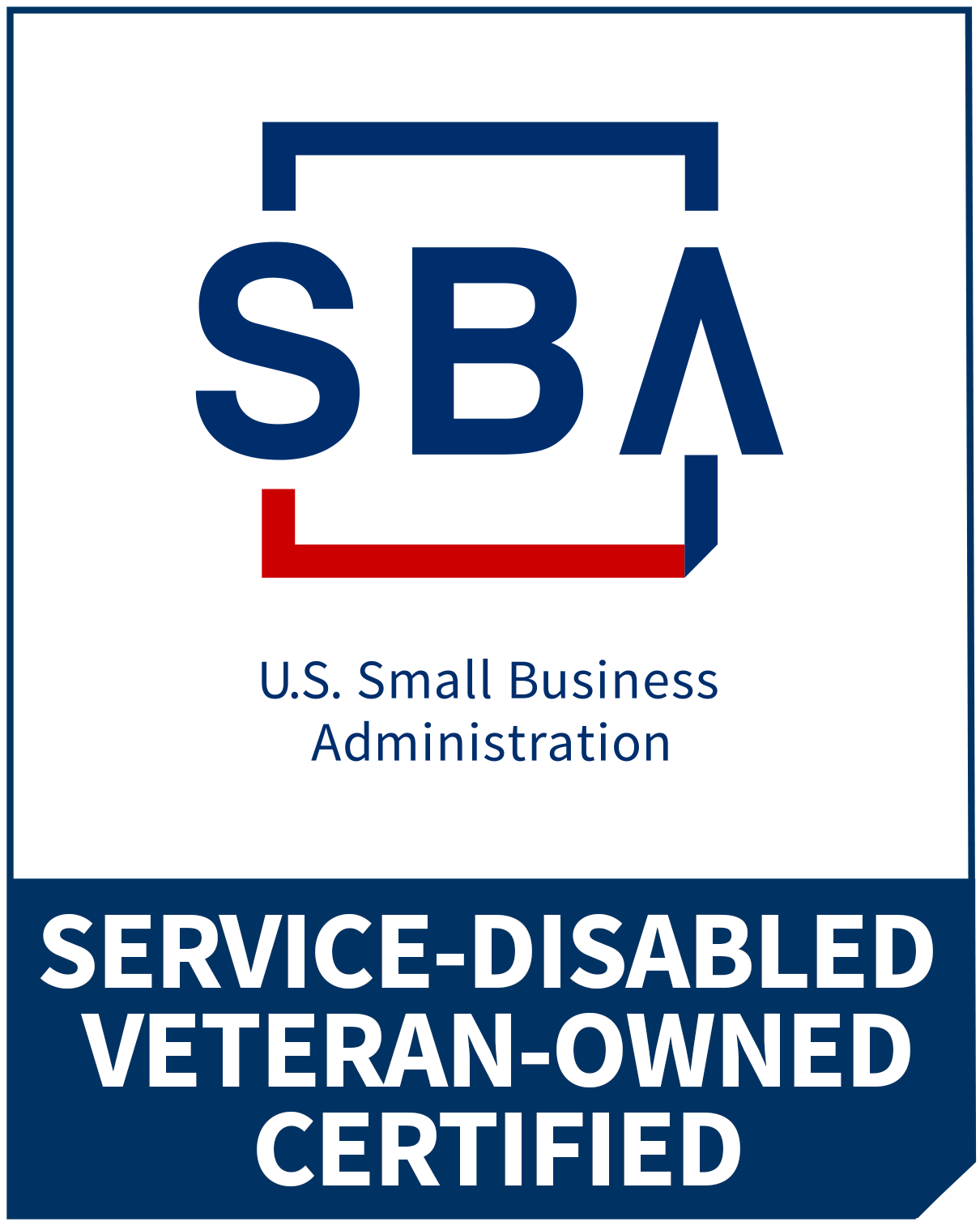 SBA Service-Disabled Veteran-Owned Small Business badge